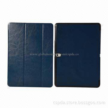 Latest 3-folding Slim PU Case for Samsung Galaxy Note Pro 12.2, with PC Hard Case Inside